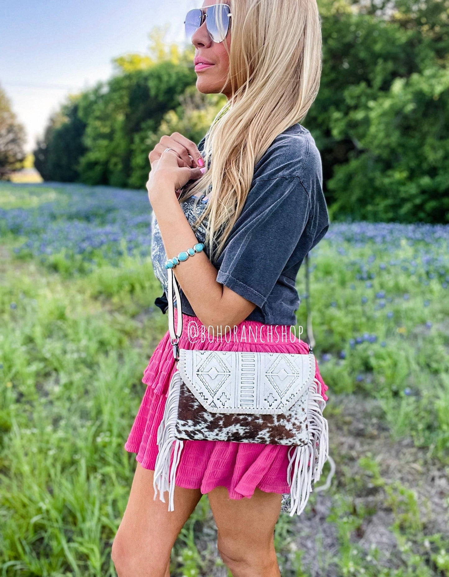 The Lola Cowhide Crossbody