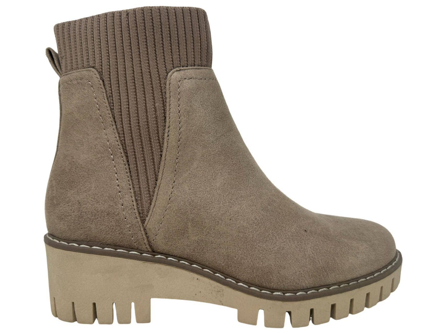 Magnolia Sweater Cuffed Slip on Boot