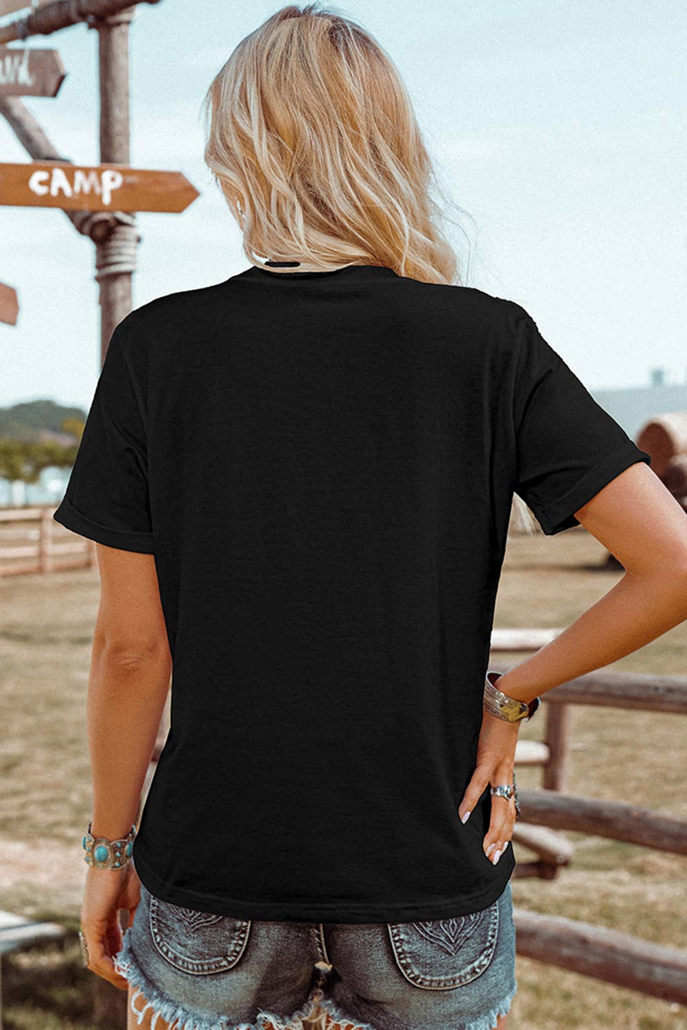 Western Embroidered T-Shirt