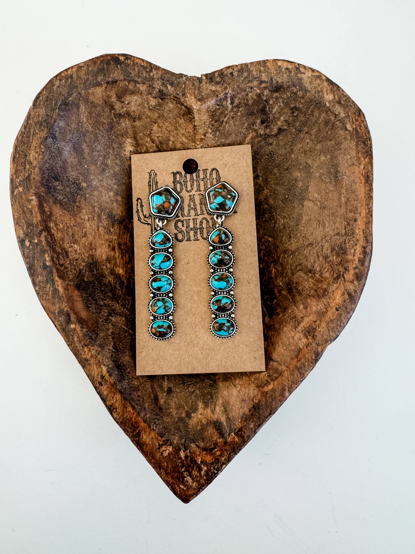 Stone Post Earrings