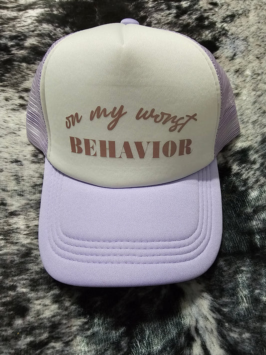 Worst Behavior Trucker Hat