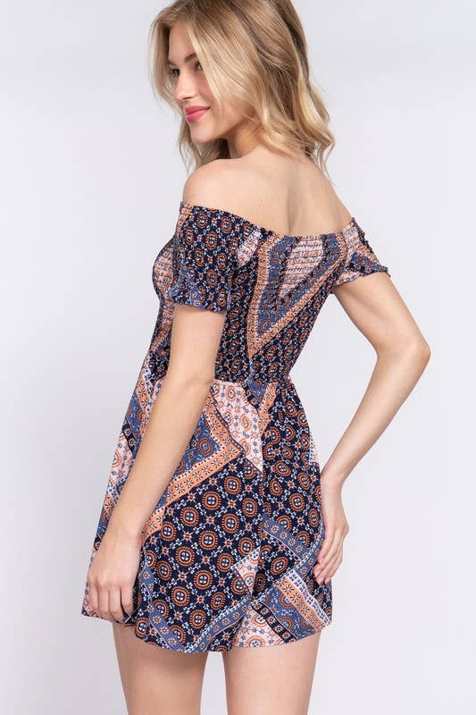 Off the Shoulder Romper