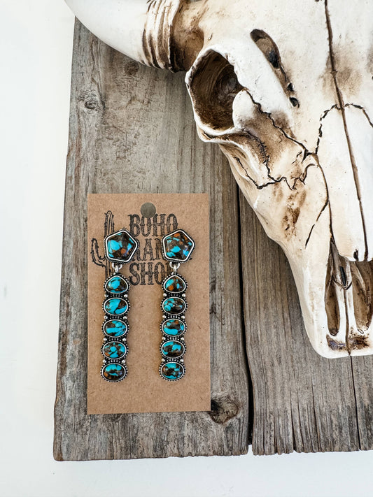 Stone Post Earrings