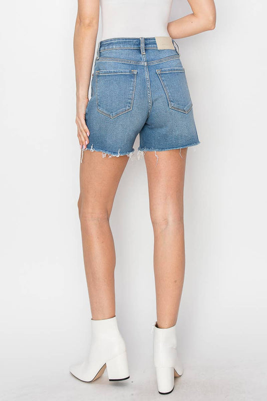 Hybrid High Rise Midi Shorts