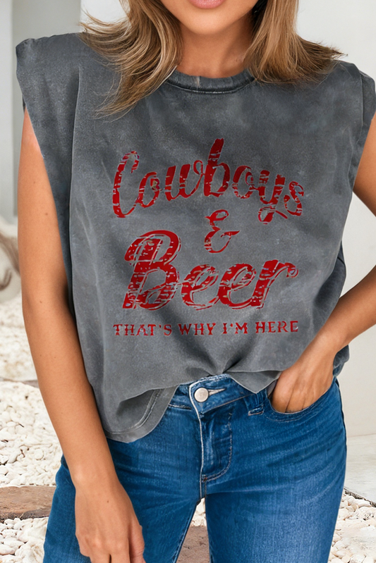 Cowboys & Beer Tank Top
