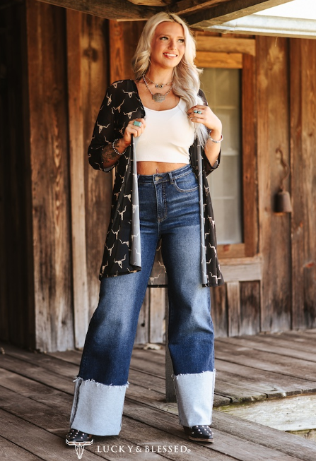Black Skull Printed Mesh Elbow Sleeve Cardigan