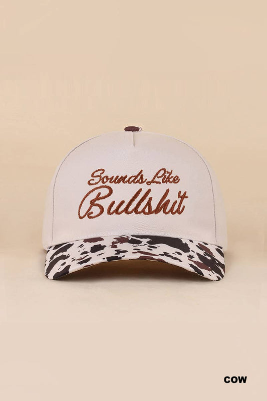 Sounds Like Bullshit Canvas Cotton Cap